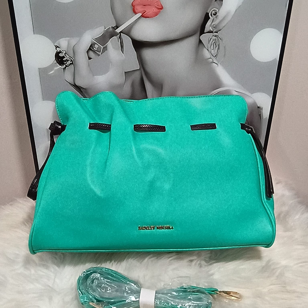 Badgley Mischka Teal Shoulder Bag